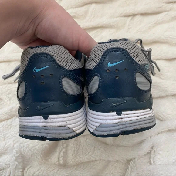 Nike P-6000 vintage sneakers Armory Navy/Flat Silver Sz 7.5 - Picture 4 of 6